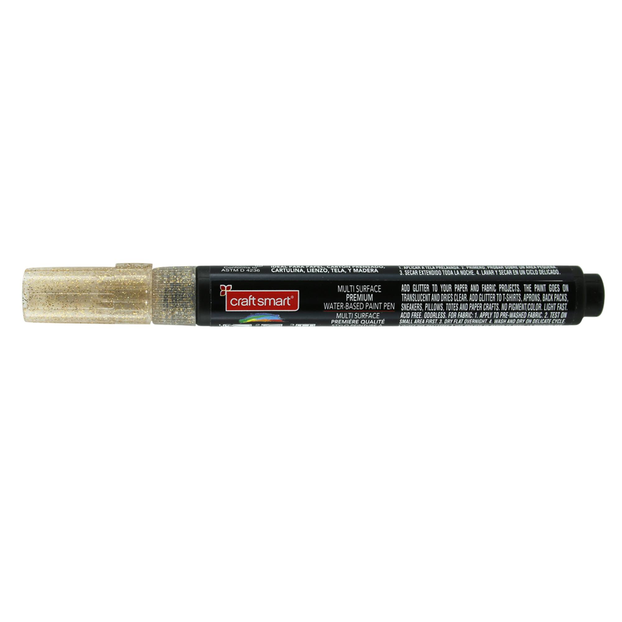 12 Pack: Glitter Medium Tip Premium Paint Pen by Craft Smart